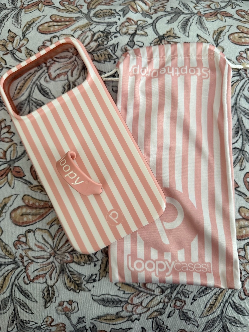 Loopy Case Terracotta Stripe